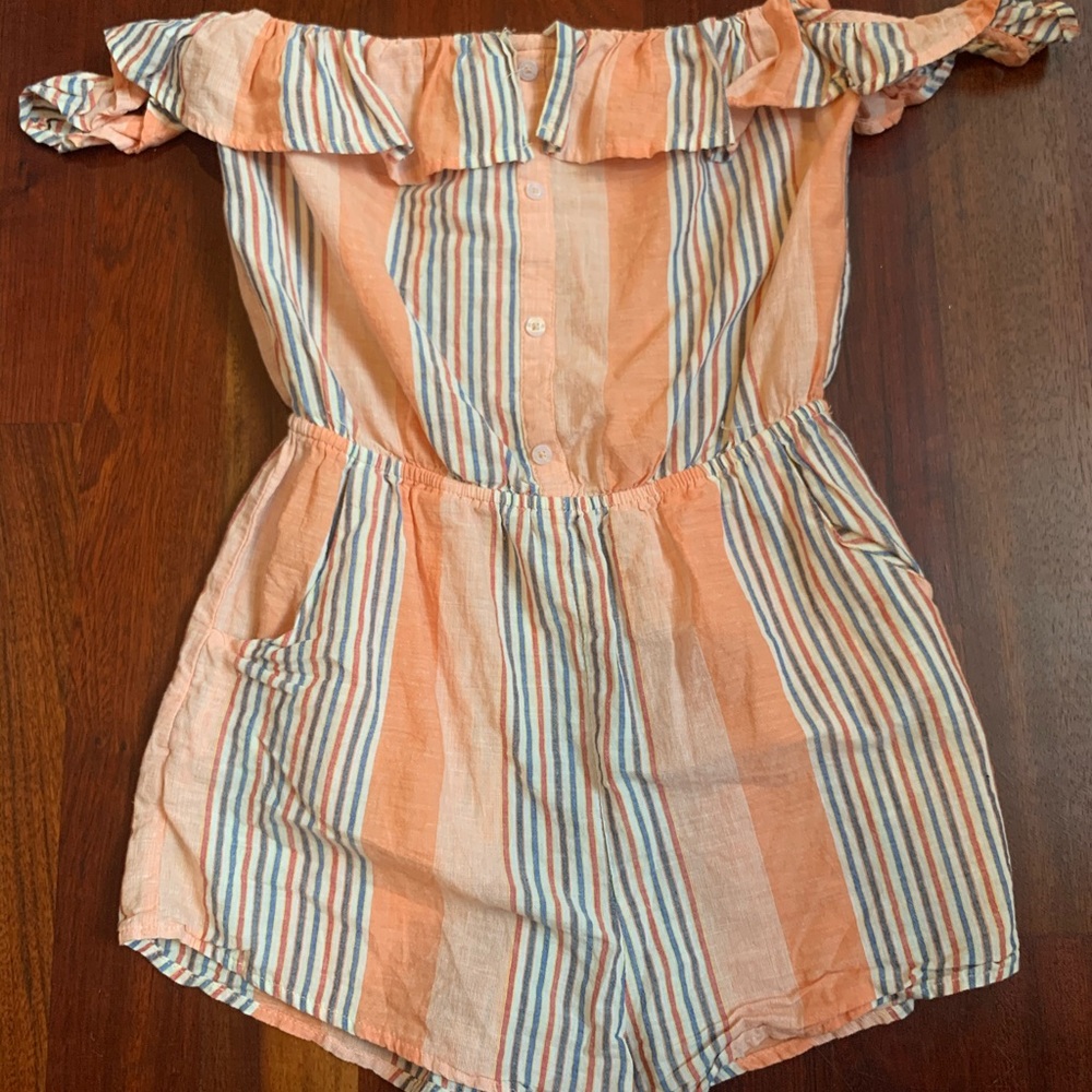 cute striped romper from local boutique :)